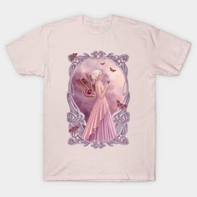 Pearl Birthstone Fairy T-Shirt by silverstars